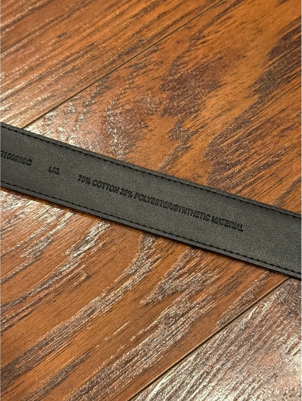 New Kurt Geiger Silver Buckle Black Jeans Belt Women's Size L /XL